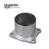 Diamond Eye ADAPTER 4-BOLT FLANGE 4in INNER DIA CLAMP-ON AL: 01-05 CHEVY/GMC 6.6L 2500/3500 CHV-FBA - 321045