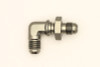 DeatschWerks 6AN Male Flare To 6AN Male Flare Bulkhead Adapter 90-Degree (Incl. Nut) - 6-02-0710