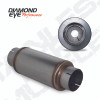 Diamond Eye MFLR 5inID SGL IN/SGL OUT 7inDIA X 14in BODY 20in LENGTH PERF SLOTTED ENDS 409 SS - 560020