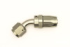 DeatschWerks 8AN Female Swivel 45-Degree Hose End CPE - 6-02-0806