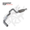 Diamond Eye KIT 3in DPF-BACK SGL SS: DODGE 1500 2014 DIESEL - K3262S