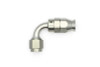 DeatschWerks 6AN Female Swivel 90-Degree Hose End PTFE (Incl. 1 Olive Insert) - 6-02-0852