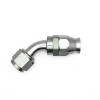DeatschWerks 10AN Female Swivel 45-Degree Hose End PTFE (Incl. 1 Olive Insert) - 6-02-0859