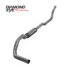 Diamond Eye KIT 4in TB MFLR RPLCMENT PIPE SGL AL: 2-WHEEL DRIVE ONLY 89-93 DODGE CUMMINS 5.9L - K4209A-RP