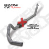 Diamond Eye KIT 4in TB MFLR RPLCMENT PIPE SGL AL: 98.5 - 02 DODGE CUMMINS 5.9L - K4212A-RP
