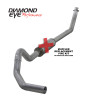 Diamond Eye KIT 4in TB MFLR RPLCMENT PIPE SGL AL: 98.5 - 02 DODGE CUMMINS 5.9L - K4212A-RP