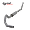 Diamond Eye KIT 4in TB MFLR RPLCMENT PIPE SGL AL: 98.5 - 02 DODGE CUMMINS 5.9L - K4212A-RP