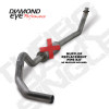 Diamond Eye KIT 4in TB MFLR RPLCMENT PIPE SGL SS: 98.5-02 DODGE CUMMINS 5.9L - K4212S-RP