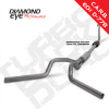 Diamond Eye KIT 4in TB DUAL SS: 94-97 FORD 7.3L F250/F350 PWRSTROKE NFS W/ CARB EQUIV STDS - K4308S