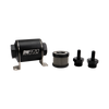 DeatschWerks Stainless Steel 5/16in 5 Micron Universal Inline Fuel Filter Housing Kit (70mm) - 8-03-070-005K-516