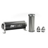DeatschWerks Stainless Steel 8AN 5 Micron Universal Inline Fuel Filter Housing Kit (160mm) - 8-03-160-005K-8