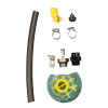 DeatschWerks DW650iL Series 650LPH In-Line External Fuel Pump Universal Install Kit - 9-0950