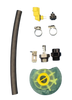 DeatschWerks DW650iL Series 650LPH In-Line External Fuel Pump Universal Install Kit - 9-0950