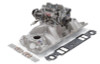 Edelbrock Manifold And Carb Kit Performer RPM Small Block Chevrolet Vortec Natural Finish - 2028