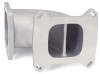 Edelbrock High Flow Intake Elbow 95mm Throttle Body to Square-Bore Flange As-Cast Finish - 3849