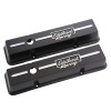 Edelbrock Valve Cover Racing Series Chevrolet 1959-1986 262-400 CI V8 Low Black - 41633