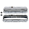 Edelbrock Valve Cover Signature Series Chevrolet 1965 and Later 396-502 V8 Low Chrome - 4480