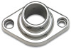 Edelbrock Waterneck Cast SBC/BBC Straight Polished - 4816