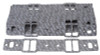 Edelbrock Gasket Kit Intake Manifold SBC 2814 for GM Cast Iron Bowtie Vortec Package of 10 - 72078
