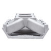 Edelbrock Intake Manifold Chrysler Gen II 426-572 Hemi Dual Quad Single Plane for Carburetors - 7524