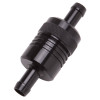 Edelbrock Fuel Filter Aluminum 3In X 01/ 1/8In 3/8In Inlet/Outlet Black - 8157