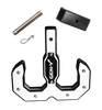 Gen-Y Hulk 2.0 16K Tow Hook 2in Shank w/GH-009 Reducer Sleeve/GH-099 Pin/GH-011 Clip - Black/White - GH-0071-W