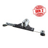 Gen-Y Dodge/RAM GoosePuck II 5in Offset Ball Puck Mount & 25K Towing w/Safety Chain Anchors - GH-21014