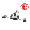 Gen-Y 20-24 GM Short/Long Bed GoosePuck II 5in Offset Ball Puck Mount 25K TW w/Safety Chain Anchors - GH-21017