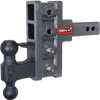 Gen-Y Mega Duty 2in Shank 5in Offset Drop 2K TW 16K Hitch w/GH-051 Dual-Ball/GH-032 Pintle Lock - GH-224