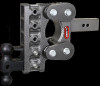 Gen-Y The Boss Torsion-Flex 2.5in Shank 7.5in Drop 10K Hitch w/GH-031 Dual-Ball/GH-032 Pintle Lock - GH-2325
