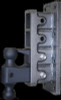 Gen-Y Mega Duty 2.5in Bolt On 9in Drop 3.5K TW 32K Hitch w/GH-0161 Dual-Ball/Pintle Lock - GH-3024