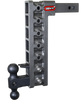 Gen-Y Mega Duty 2in Shank 15in Drop 10K Hitch w/GH-031 Dual-Ball/GH-032 Pintle Lock - GH-327