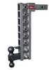 Gen-Y Mega Duty 2in Shank 17.5in Drop 10K Hitch w/Dual-Ball/Pintle Lock/Stabilizer Kit - GH-328