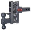 Gen-Y Mega Duty 2in Shank 5in Offset Drop 1.5K TW 10K Hitch w/GH-031 Dual-Ball/GH-032 Pintle Lock - GH-424