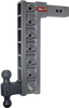 Gen-Y Mega Duty 2.5in Shank 18in Drop 3K TW 21K Hitch w/GH-061 Dual-Ball/GH-0101 Stabilizer Kit - GH-617