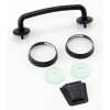 Rugged Ridge 07-12 Jeep Wrangler JK Textured Black Windshield Tie Down Kit - 11201.05