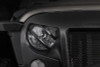 Rugged Ridge 07-18 Jeep Wrangler JK Black Elite Pivotal Headlight Euro Guard - 11230.13