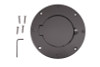 Rugged Ridge Non-Locking Gas Cap Door Black 97-06 Jeep Wrangler - 11425.02