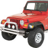 Rugged Ridge 3-In Double Tube Front Bumper SS 76-06 Models - 11563.01