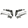 Rugged Ridge Chop Brackets Front Fender 18-21 Jeep Wrangler JL/JT Rubicon w/ DRLs - 11640.96