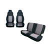 Rugged Ridge Seat Cover Kit Black/Gray 97-02 Jeep Wrangler TJ - 13292.09