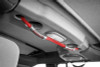 Rugged Ridge Rear Dual Grab Strap Red 07-18 Jeep Wrangler Unlimited JK - 13305.13