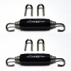Stainless Bros Spring Tab Kit - 5 Pack SS304 (5 Springs 10 Hooks and 5 Black Silicone Sleeves) - 608-00215-1101