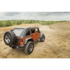 Rugged Ridge Bowless Soft Top Black Diamond 4-Door 07-18 Jeep Wrangler JK - 13750.38