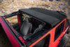 Rugged Ridge 2018+ Jeep Wrangler JLU 4 Dr Black Diamond Stitch Cloth Voyager Top (Tinted) - 13863.35
