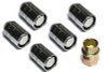 Rugged Ridge Five Piece Wheel Lock Set 1/2 -20 Thread Chrome - 16715.20