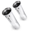 Stainless Works Bell Exhaust Tips- 2 1/4in ID Inlet 2 1/4in Body - 7060225