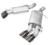 Stainless Works Redline Axleback Exhaust - Stock Connect - Black Tips - Gen 6 Camaro
