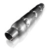 Stainless Works 2.5in CHAMBERED ROUND MUFFLER (MILL FINISH) - CR2525