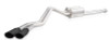 Stainless Works 2020-21 Silverado HD 6.6L Redline Catback Black Tips - CT220CBR-B